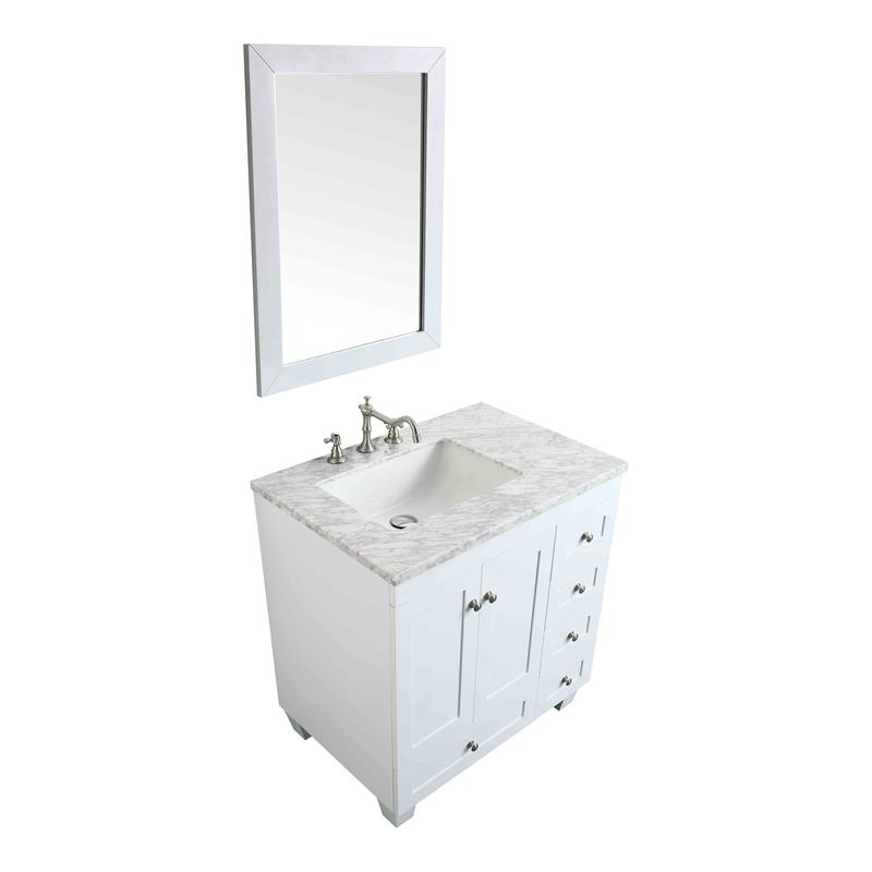 Eviva Acclaim 28 Solid Wood Bathroom, 28 Inch Vanity Top