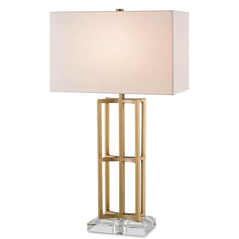 Light Metal Table Lamp In Coffee Brass, Mocha Metal Table Lamp With Cream Shade