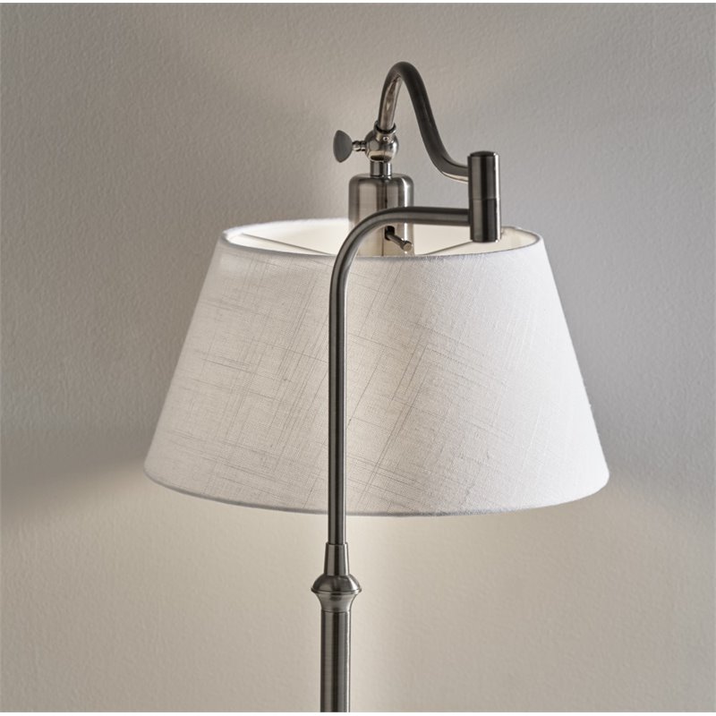 Adesso Home Rodeo Metal Table Lamp In, Antique Pewter Table Lamps