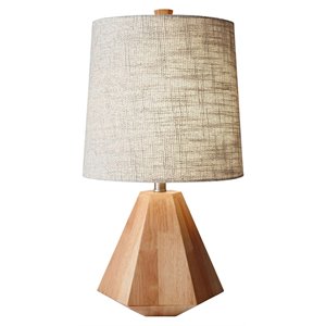 adesso home grayson wood table lamp