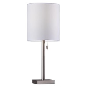 adesso home liam metal table lamp