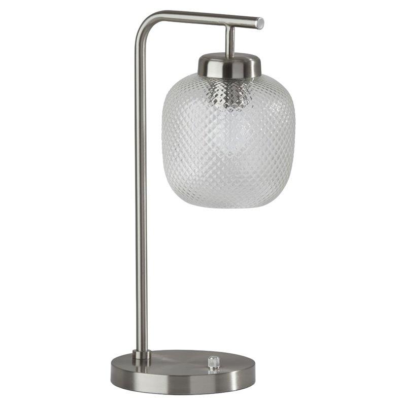 Adesso Home Vivian Metal Desk Lamp In, Adesso Brushed Steel Table Lamp