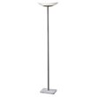 Adesso Home Celeste Metal LED Torchiere in Brushed Steel