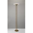 Adesso Home Newton Metal LED Torchiere in Antique Brass