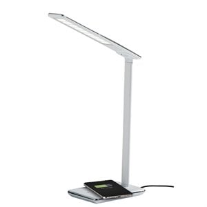 Adesso Home Declan LED AdessoCharge Multi Function Desk Lamp in Glossy White