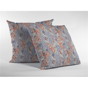 sleepy tropics broadcloth zippered pillow orange 16