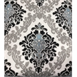 Best Master Adelmo Floral Pattern Fabric Upholstered Accent Chair in Natural