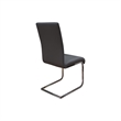 Best Master Alison 5-Piece Modern Glass Top Dinette Set in Gray