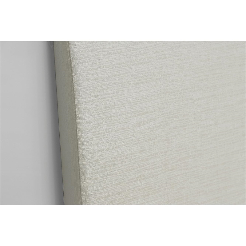 Best Master Athens Cal King Platform Bed with LED Lighting in White Lacquer