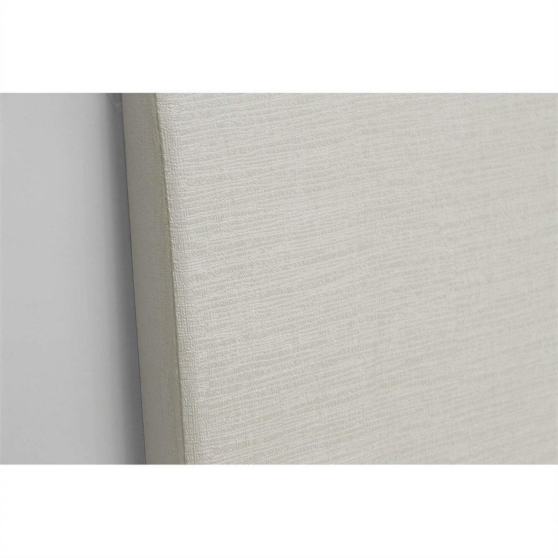 Best Master Athens Queen Platform Bed with LED Lighting in White Lacquer