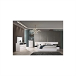 Best Master Bahamas Poplar Wood Queen Platform Bed in Black/White