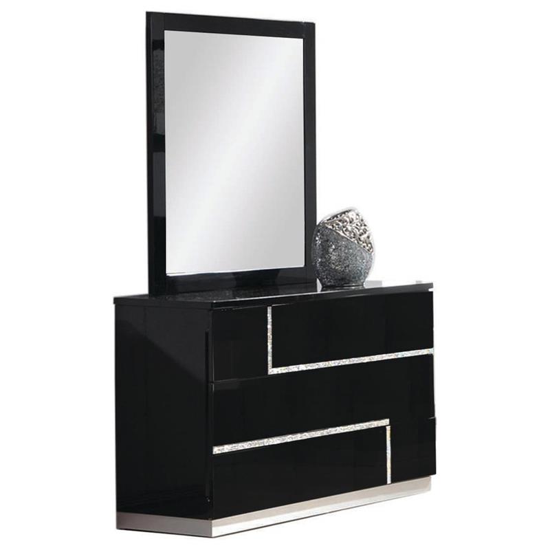 Black dresser with mirror set Clearance