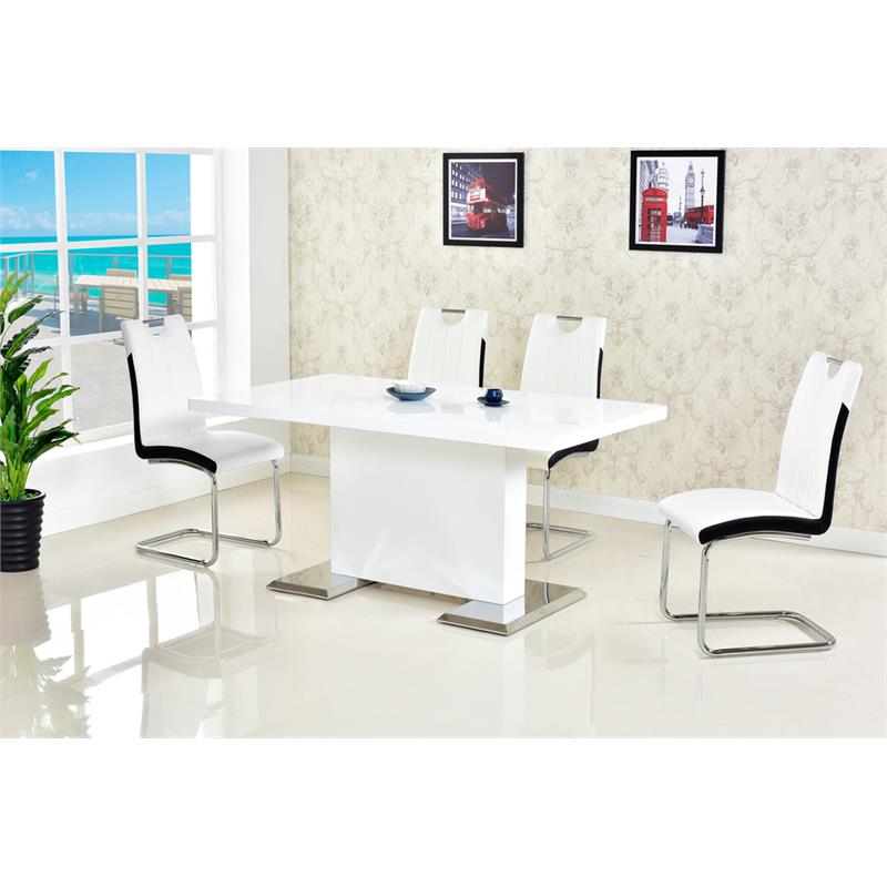 saffo modern 5 piece dining set