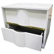 Best Master Havana 5-Piece Poplar Wood Cali King Bedroom Set in White/Gold Trim