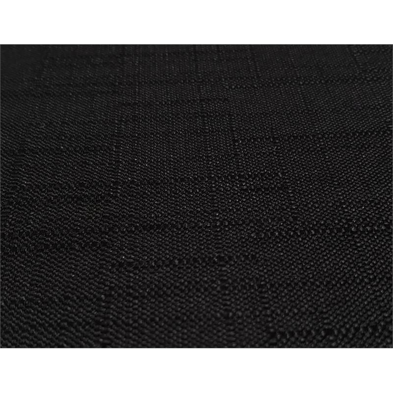 Best Master Frances Solid Wood/Fabric Upholstery East King Platform Bed - Black