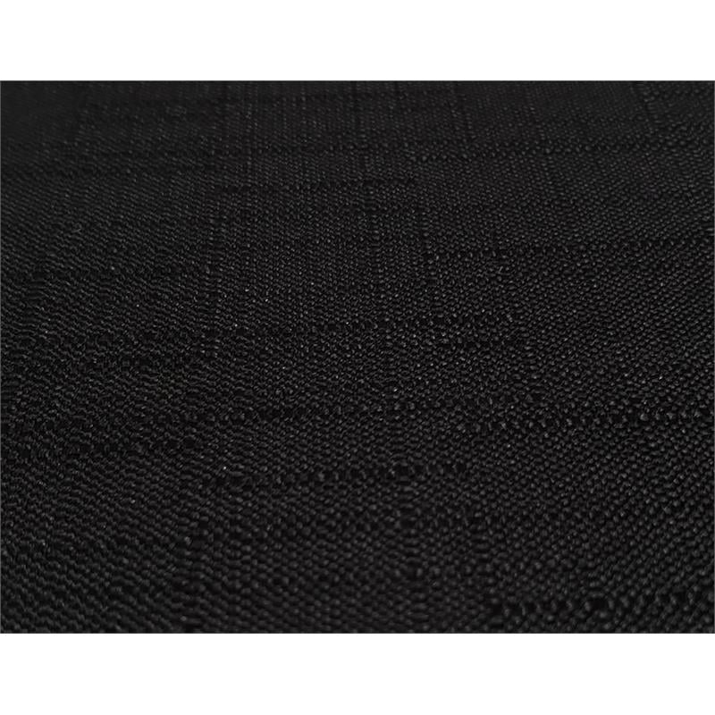 Best Master Frances Solid Wood/Fabric Upholstery Cal King Platform Bed - Black