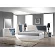 Best Master Manchester Poplar Wood Queen Platform Bed in Zebra/Gray