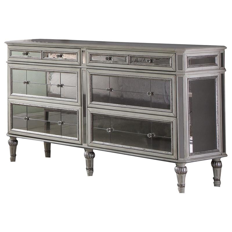 Best Master Emory 6 Drawer Solid Wood, Solid Wood Dressers