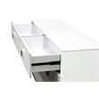 Best Master France 6-Drawer Poplar Wood Bedroom Dresser in White Lacquer