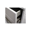 Best Master Havana 6-Drawer Poplar Wood Bedroom Dresser in White/Gold Trim