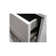 Best Master Havana 2-Piece Poplar Wood Dresser and Mirror Set in White/Gold Trim