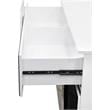 Best Master Manchester 3-Drawer Poplar Wood Bedroom Dresser in Zebra/White