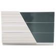 Best Master Manchester 3-Drawer Poplar Wood Bedroom Dresser in Zebra/White