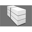 Best Master Seville 6-Drawer Engineered Wood Bedroom Dresser in White