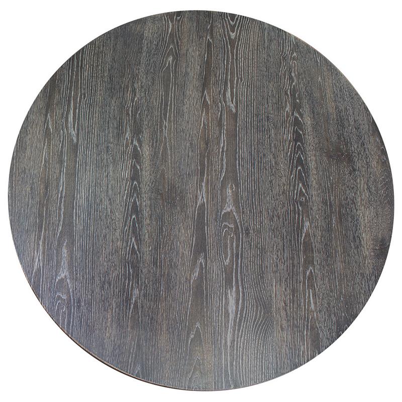 Best Master Furniture Selena Solid Wood Dining Table in Weathered Gray