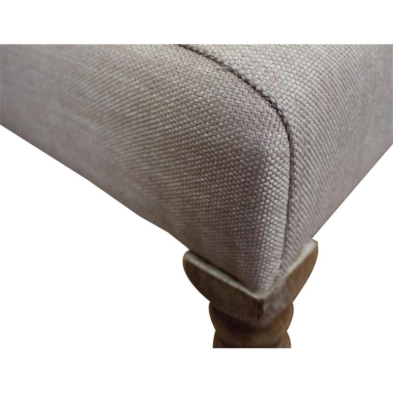 Best Master Ellen Dining Side Chair in Antique Natural Oak (Set of 2)