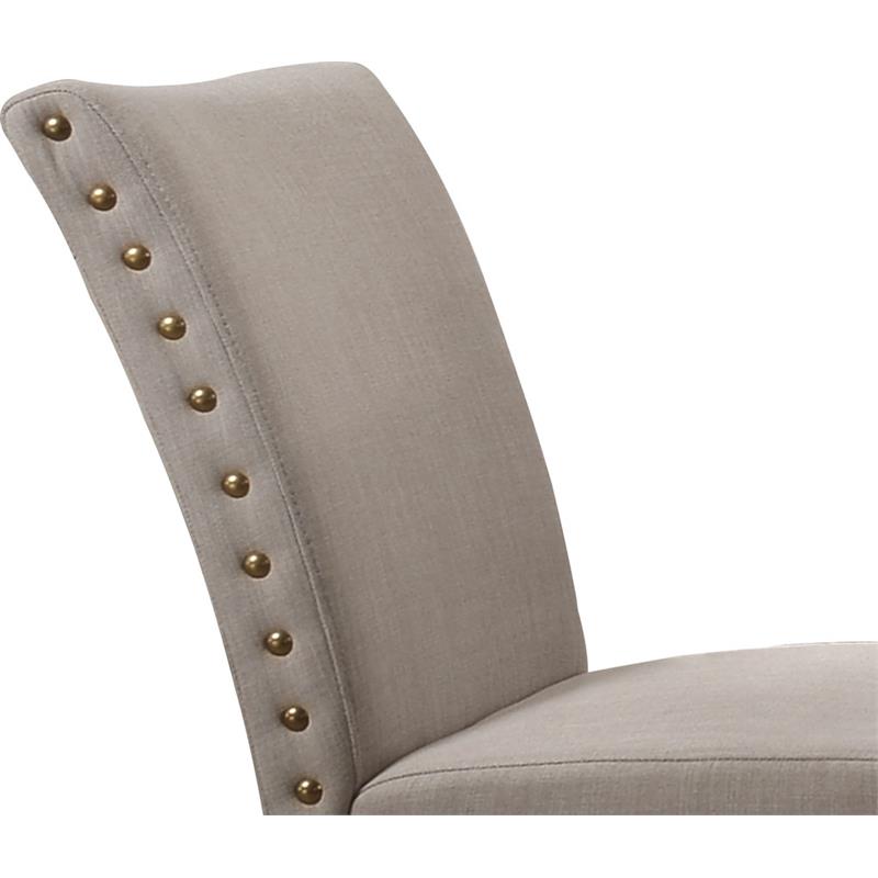 Best Master Ellen Dining Side Chair in Antique Natural Oak (Set of 2)