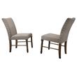 Best Master Ellen Dining Side Chair in Antique Natural Oak (Set of 2)