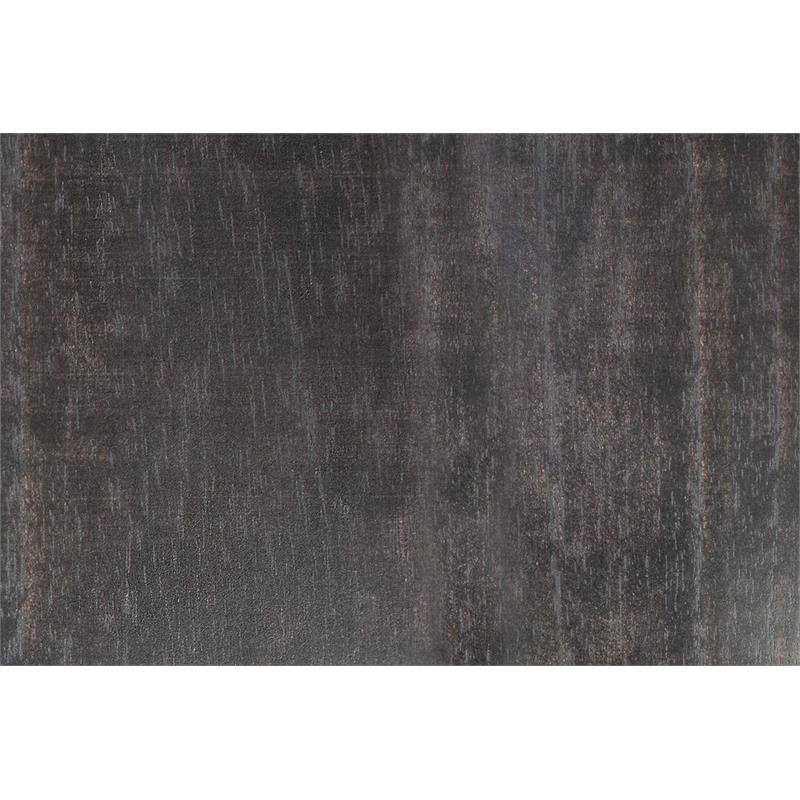 Best Master Furniture Melissa Wood and Faux Marble Counter Height Table in Black