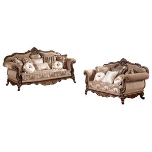 best master winfrey solid wood and chenille living room set