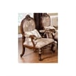 Best Master Winfrey 3-Pc Solid Wood and Chenille Living Room Set in Cherry