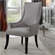 Best Master Republic Polyester Fabric Upholstered Acent Chair - Taupe/Light Gray