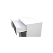Best Master Manchester 5-Drawer Poplar Wood Bedroom Chest in Zebra/White