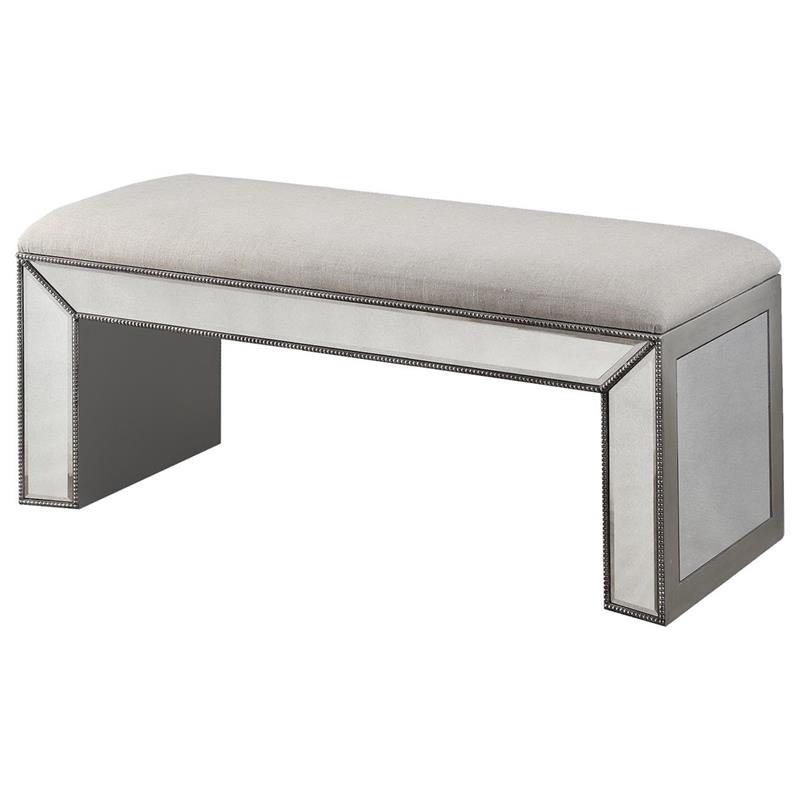 upholstered bathroom bench