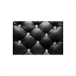 Best Master Swivel Bar Stool With Crystal and Tufted Look in Black (Set of 2)