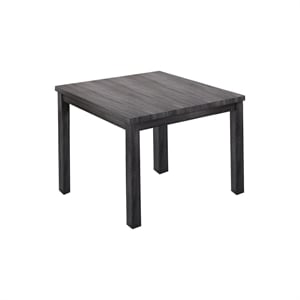 Best Master Solid Wood Counter Height Table in Antique Gray