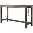 Best Master Furniture Yosef Rectangular Transitional Wood Bar Table in Oak