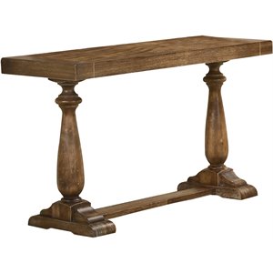 Best Master Furniture Amy 50&quot Transitional Wood Sofa Table in Driftwood
