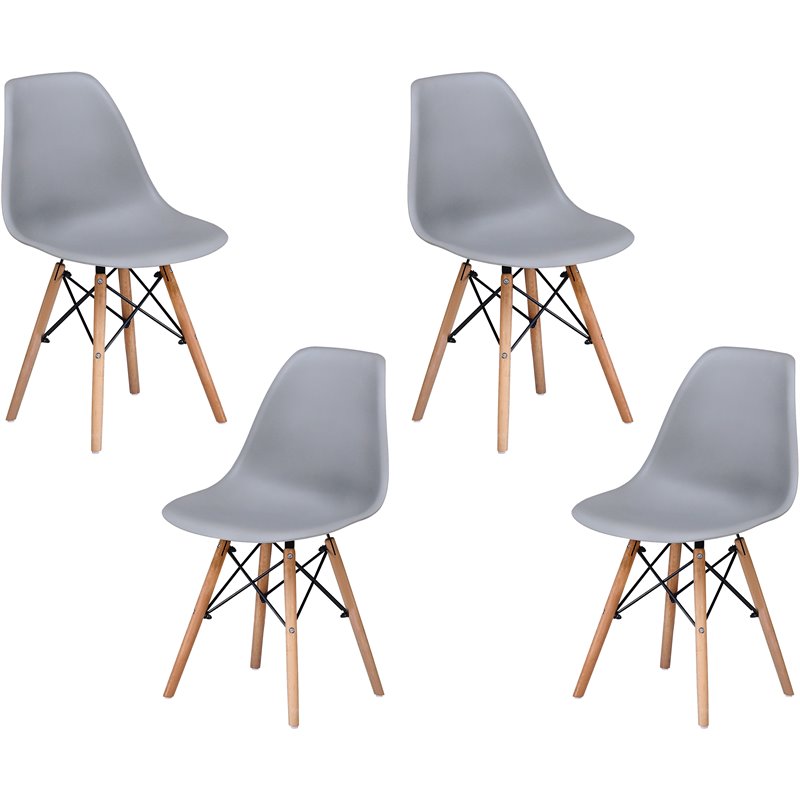 Best Master Furniture Mickey 17 5, Plastic Dining Chairs Set Of 4
