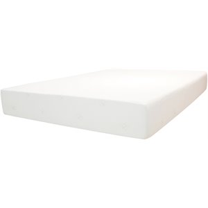 best master furniture bonita non-flip memory foam mattress in white