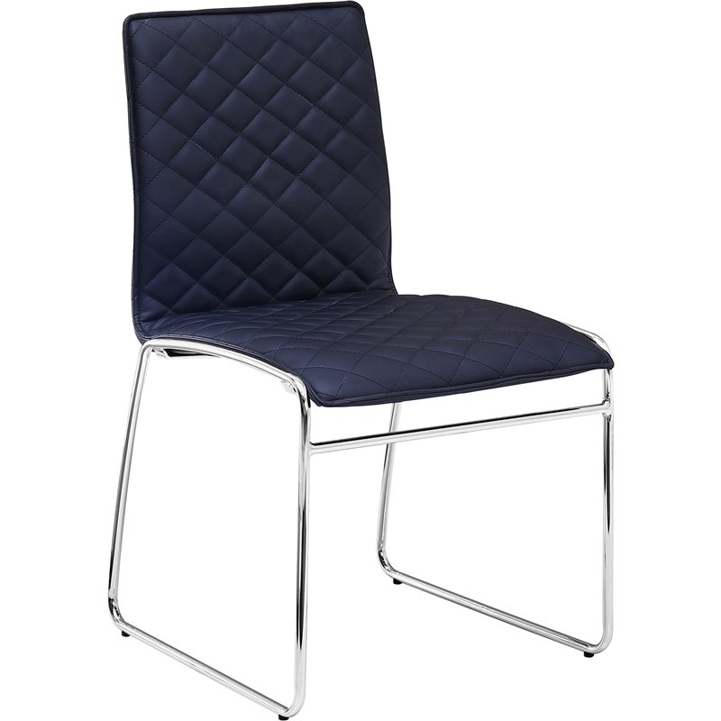 Best Master Furniture Duncan 18.5" Modern Faux Leather Dining Chair in