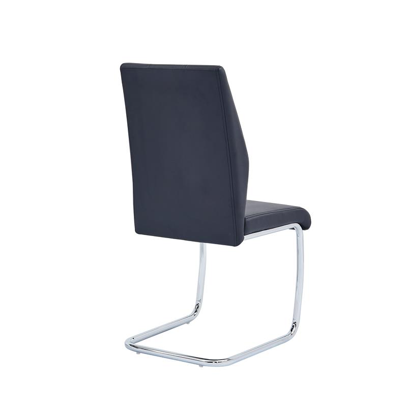 Gudmund 2-piece Modern Dining Chairs in Black
