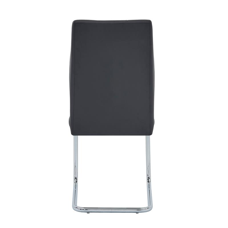 Gudmund 2-piece Modern Dining Chairs in Black