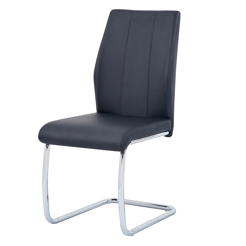 Gudmund 2-piece Modern Dining Chairs in Black