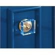 Maria Modern High Gloss Lacquer Wood Sideboard in Blue