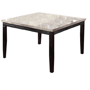 celeste faux marble/wood counter height table in antique black